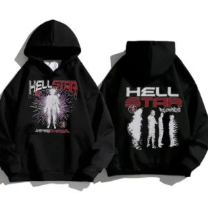 Hellstar Records Graphic Hoodie Black